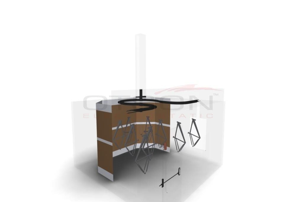 High-Quality Otson Disk Spray Booth for Superior Painting Results