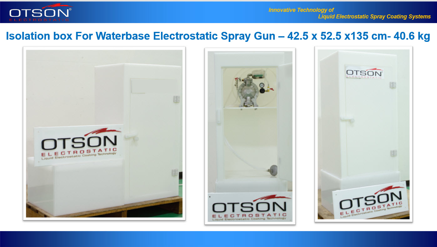 Isolation box For Waterbase Electrostatic Spray Gun