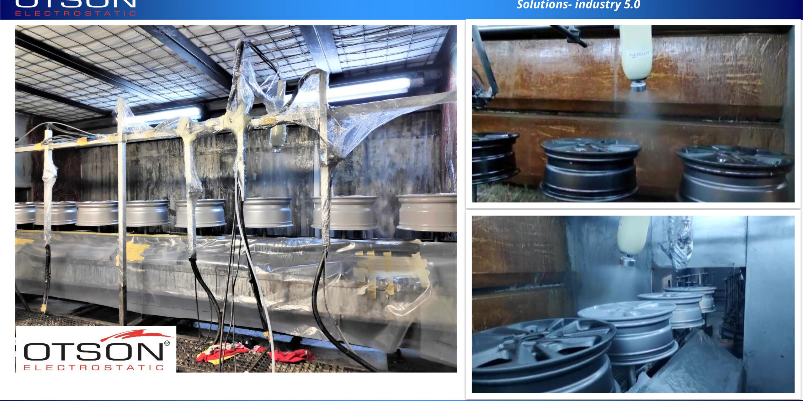 OTS-9000 Auto Electrostatic Spray Bell System for